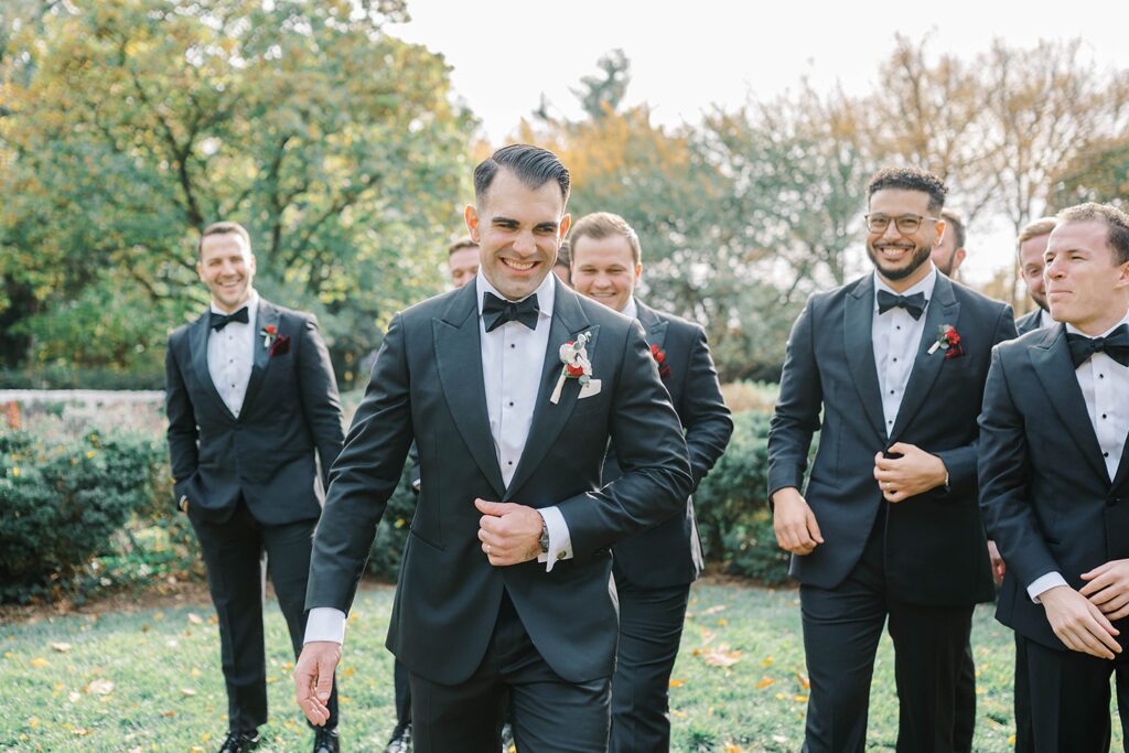 Bridal party Portraits at Greenville Country Club