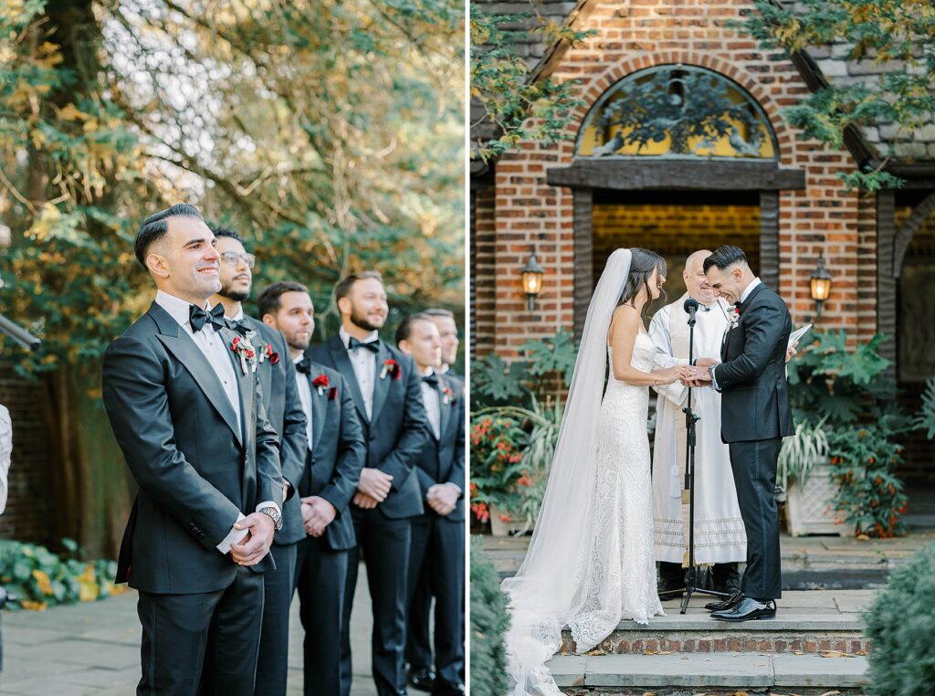 Bridal party Portraits at Greenville Country Club