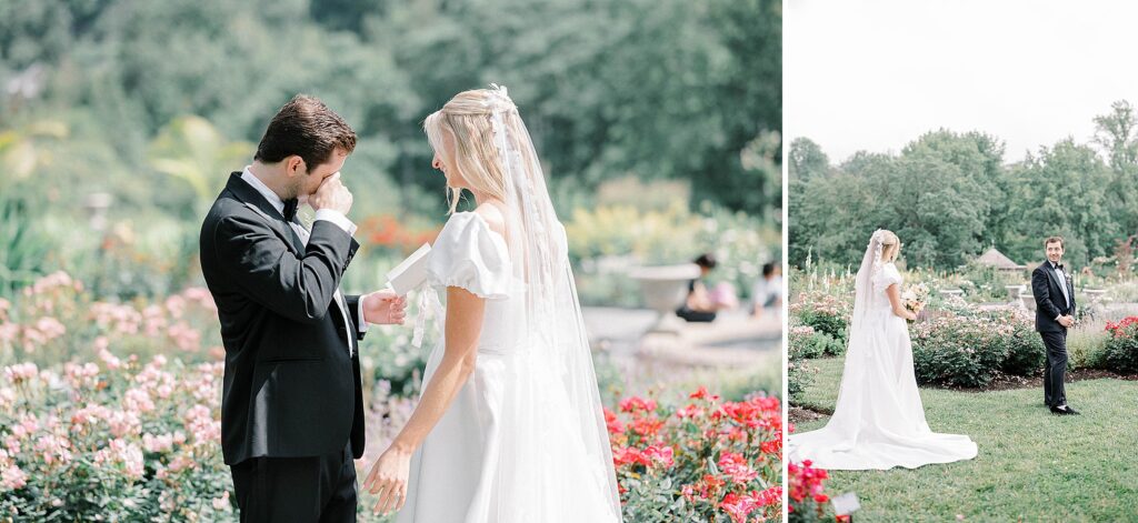 First Look in Philadelphia Wedding Venue