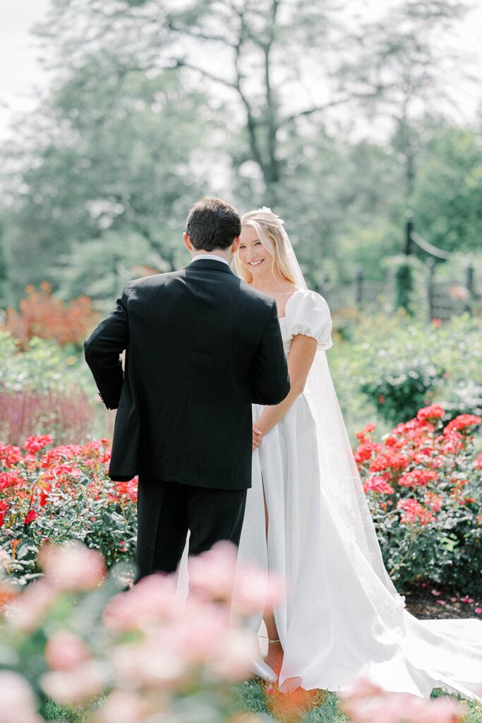 First Look in Philadelphia Wedding Venue