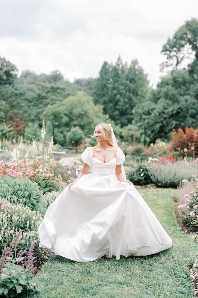 Morris Arboretum Wedding Portraits