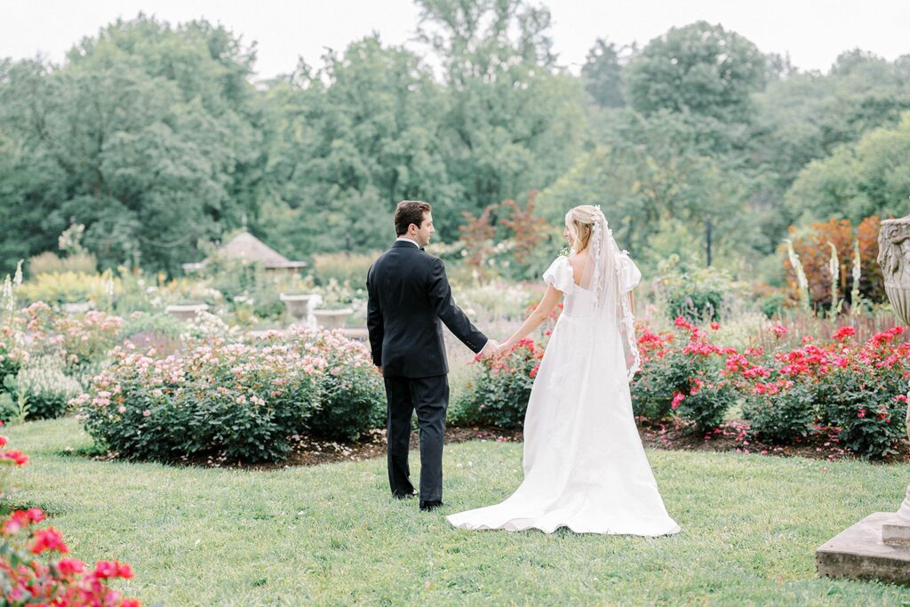 Morris Arboretum Wedding Portraits