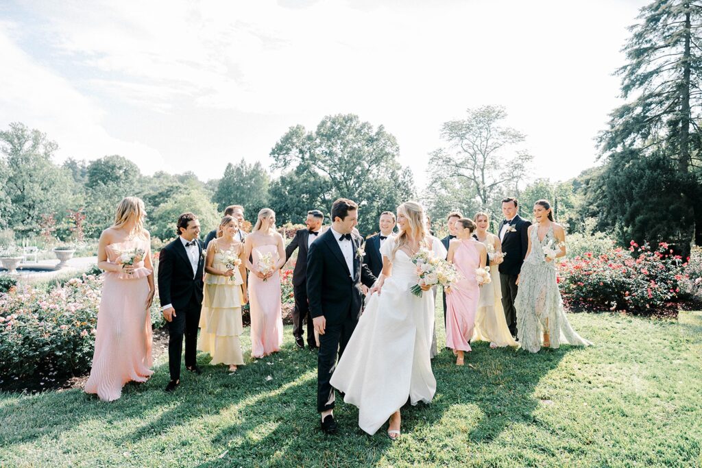 Morris Arboretum Wedding Portraits