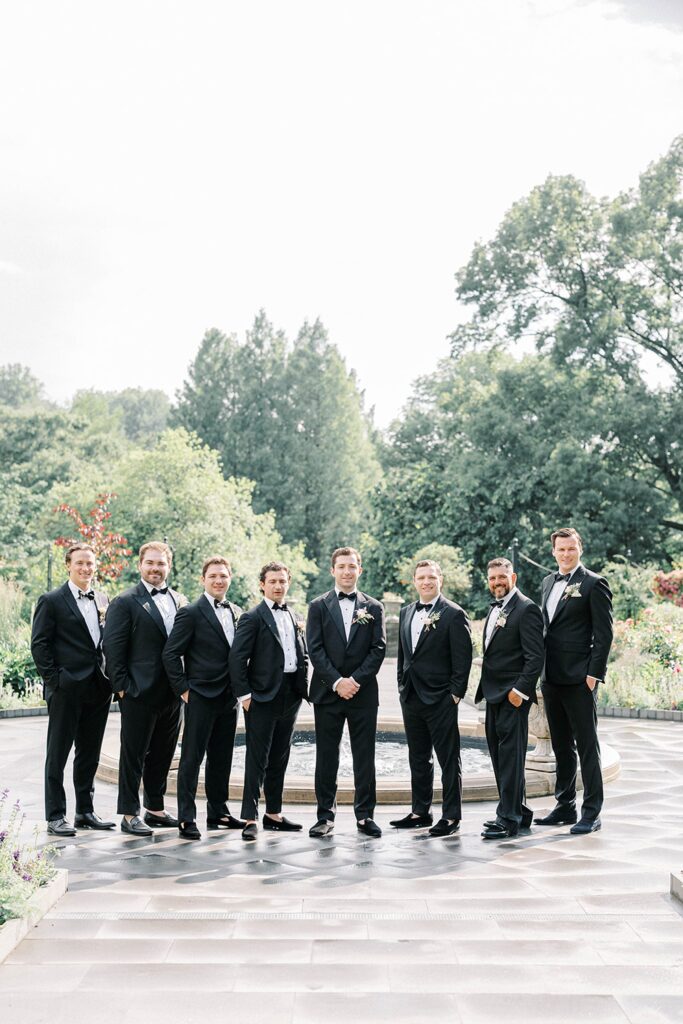 Morris Arboretum Wedding Portraits