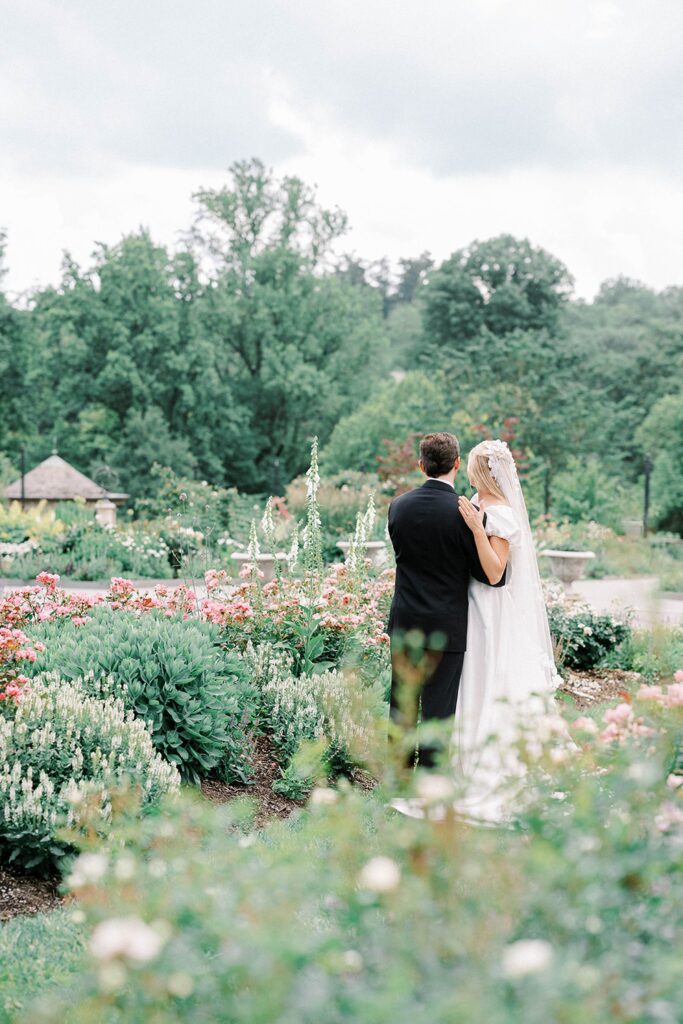 Morris Arboretum Wedding Portraits