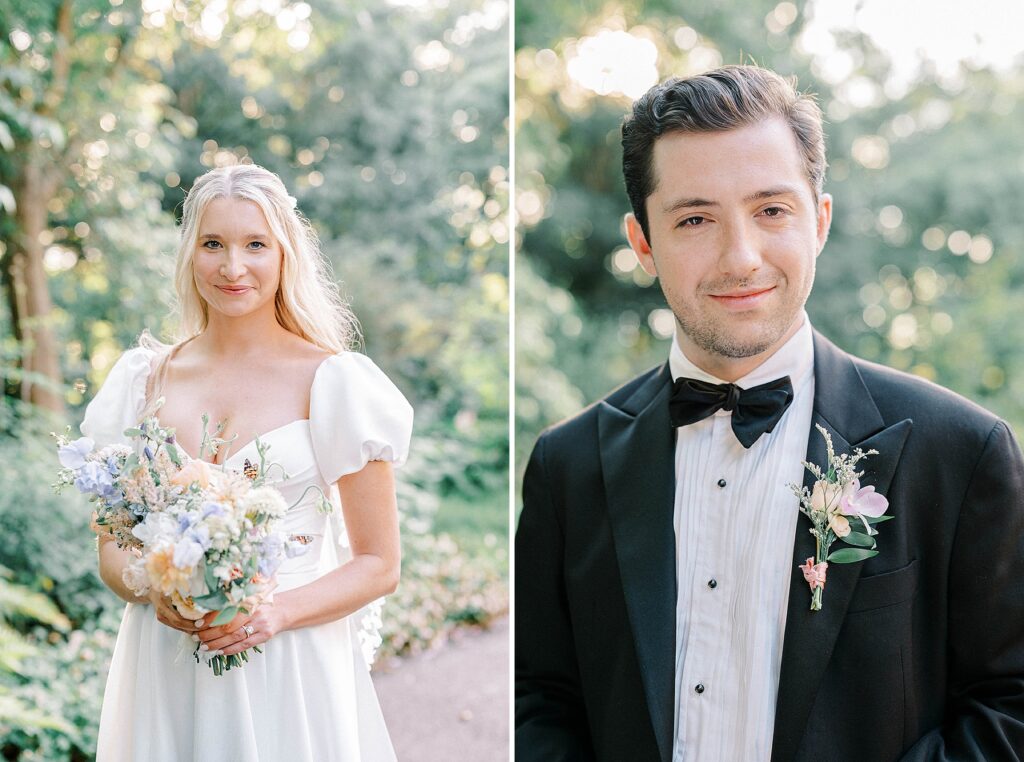Morris Arboretum Wedding Portraits