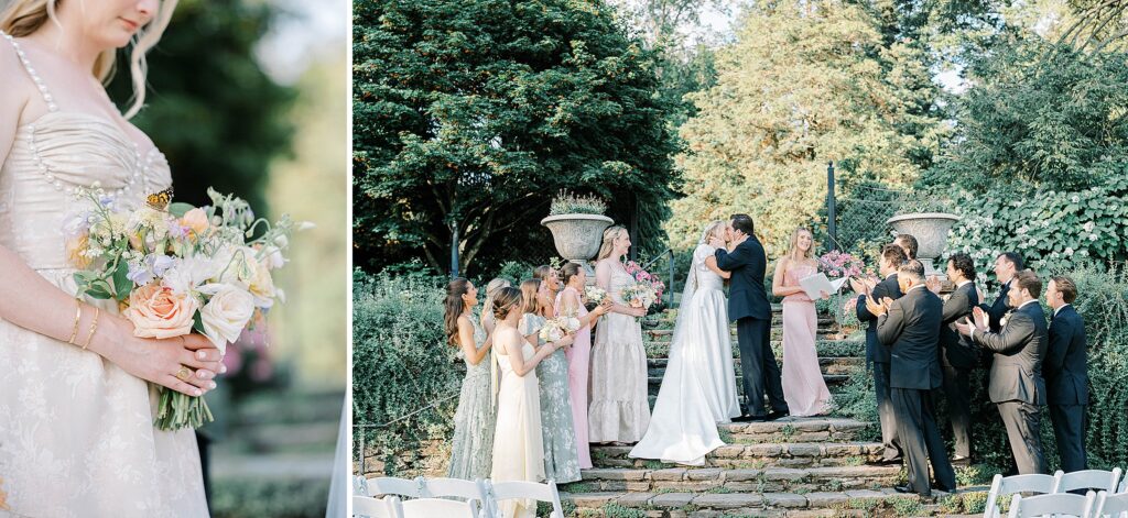 Wedding Ceremony at Morris Arboretum Philadelphia