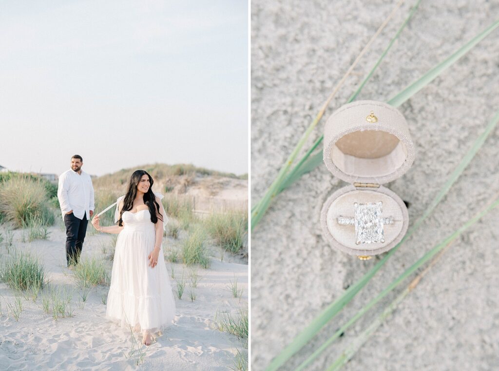 NJ Beach Engagement Photos