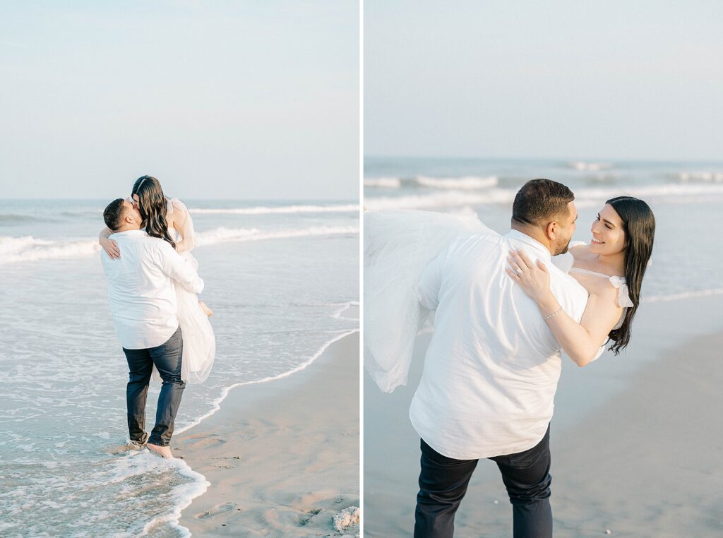 NJ Beach Engagement Photos
