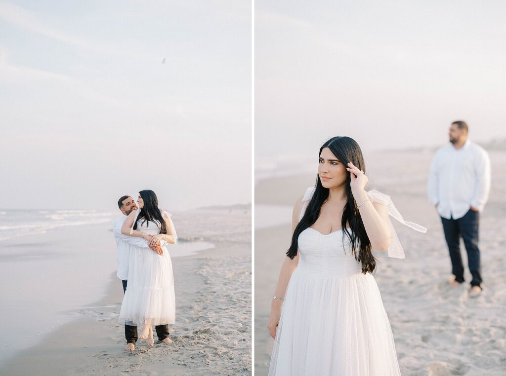 New Jersey Beach Engagement Photos