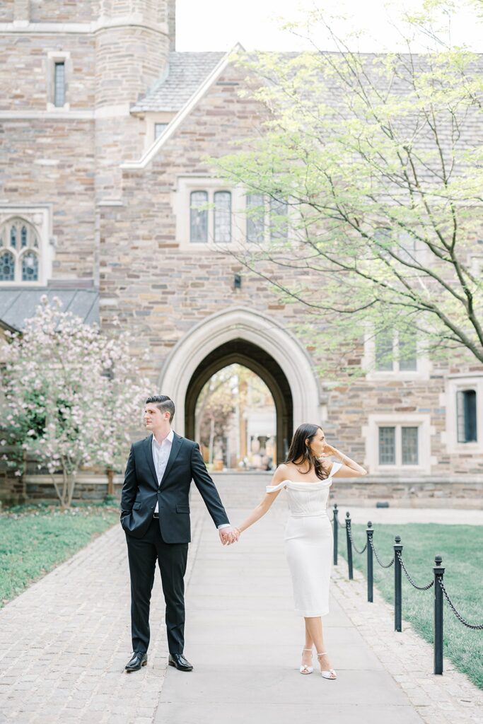 Princeton University Engagement Photos