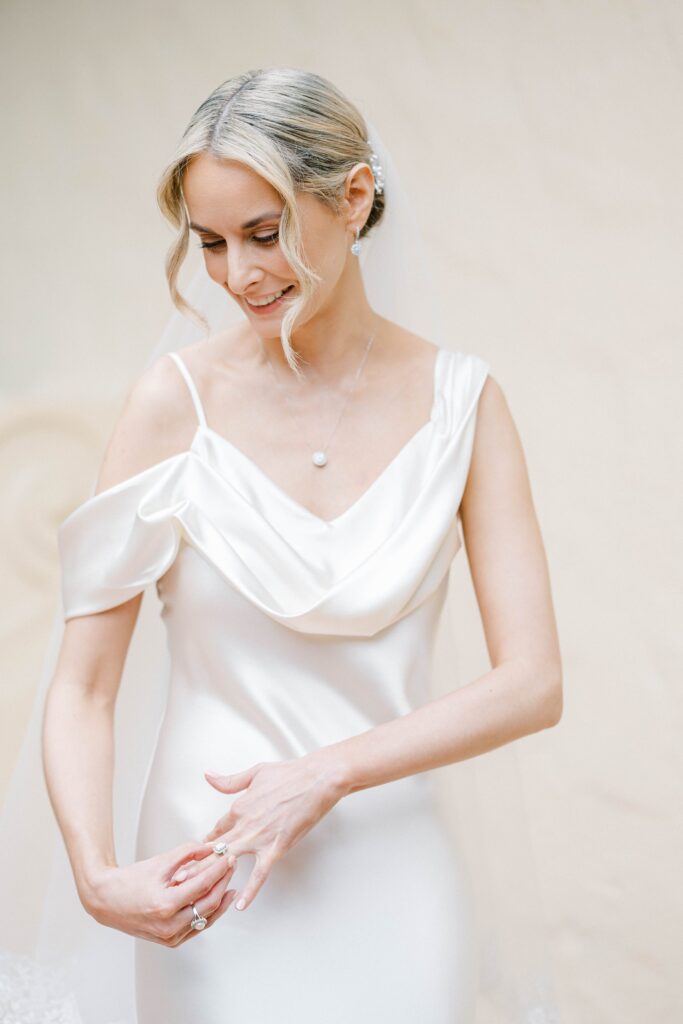 Bride Getting Ready at Villa Woodbine