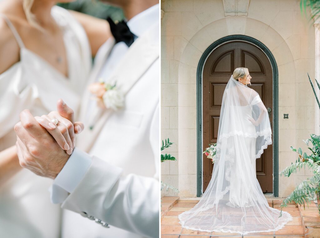 Bride and Groom Photos at Villa Woodbine Miami Florida