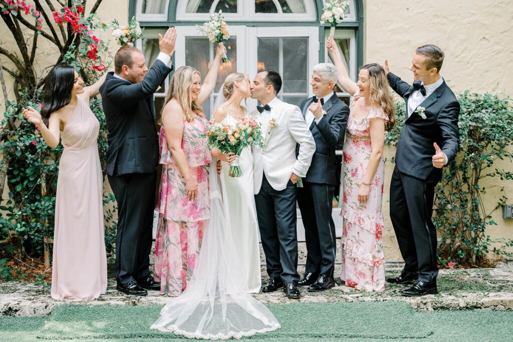 Villa Woodbine Miami Bridal Party Photos