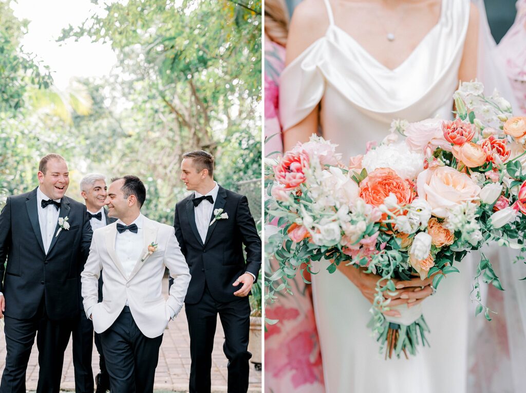 Bridal Party Photos at Villa Woodbine