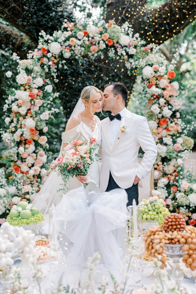 Bride and Groom Photos at Villa Woodbine Miami Florida
