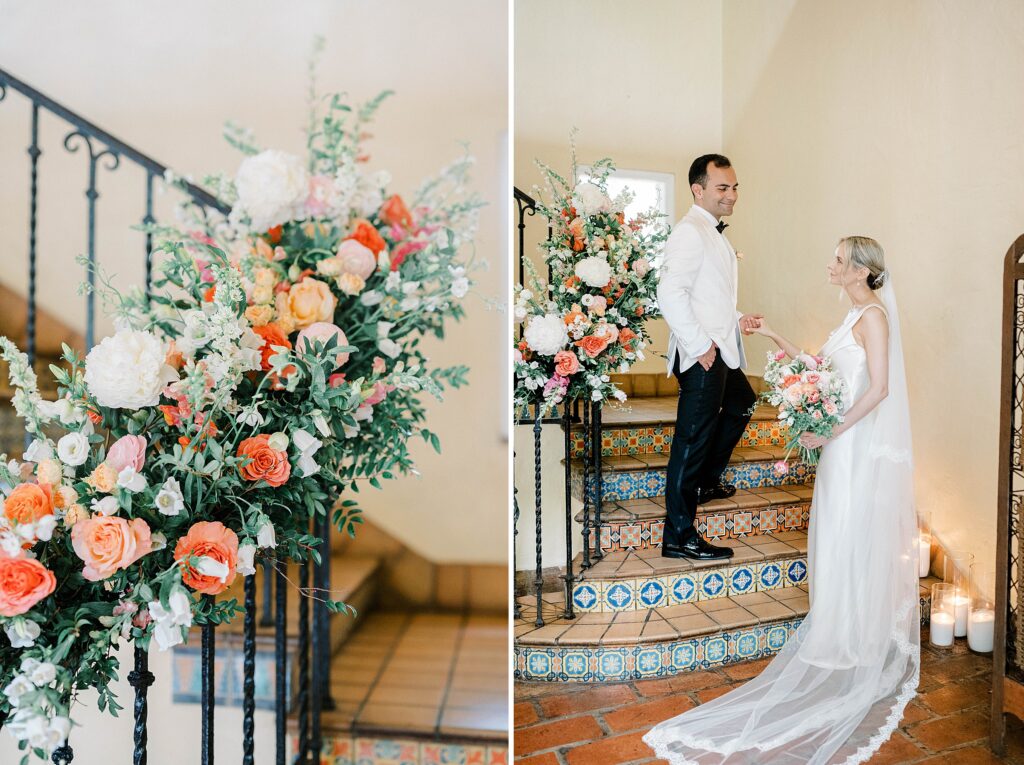 Bride and Groom Photos at Villa Woodbine Miami Florida