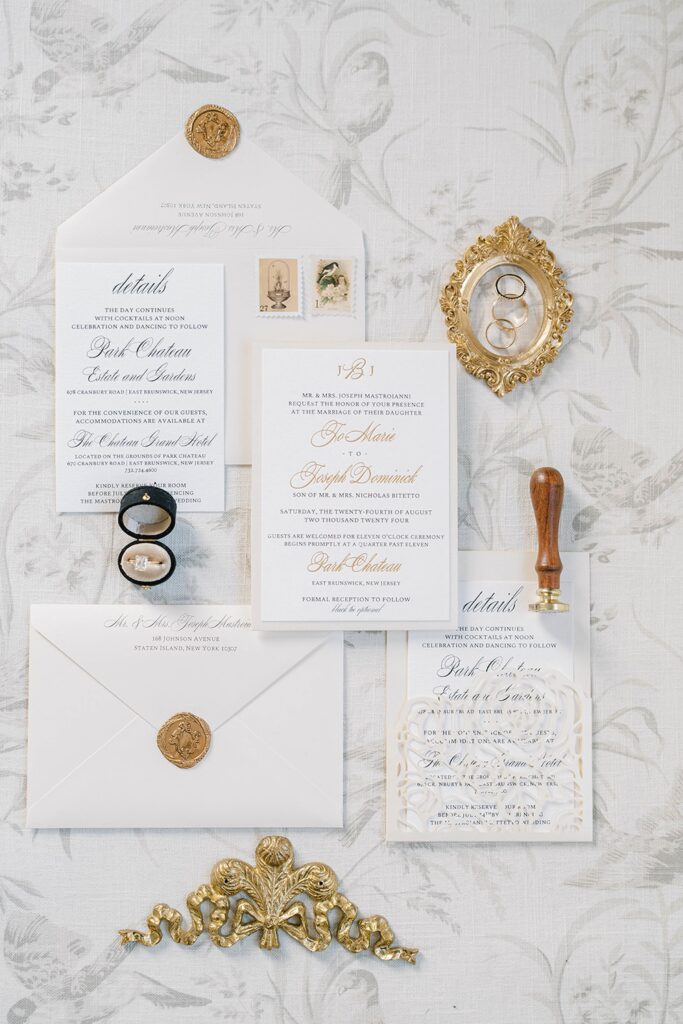 Park Chateau Wedding Details