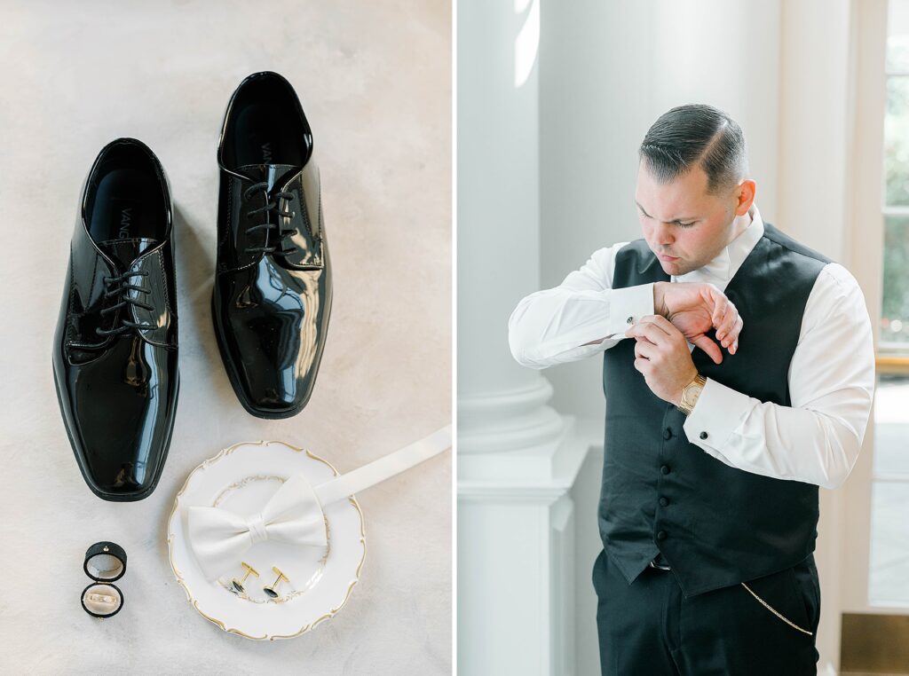Grooms Getting Ready at the Park Chateau