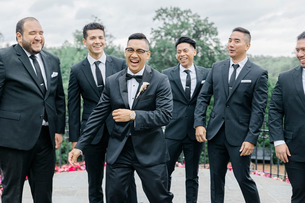 New Jersey Summer Wedding Bridal Party 