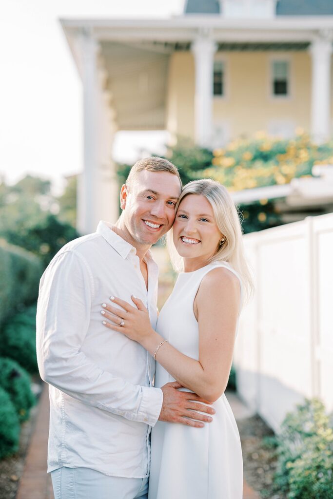 Cape May Congress Hall engagement session with coastal scenery