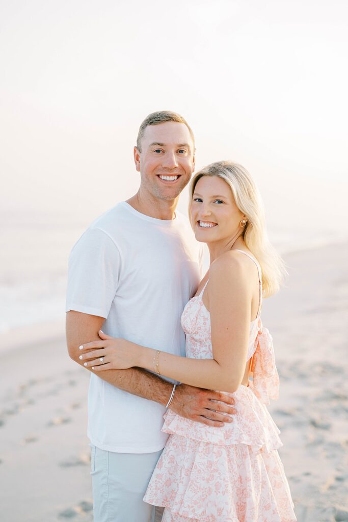Natural engagement photography capturing love in Cape May, NJ
