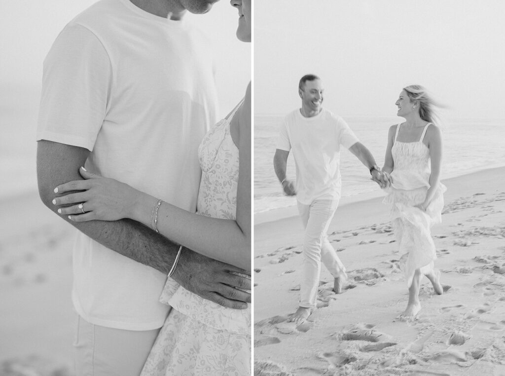 Natural engagement photography capturing love in Cape May, NJ