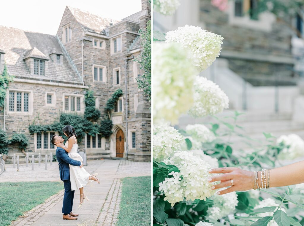  Authentic moments during Princeton University NJ engagement session