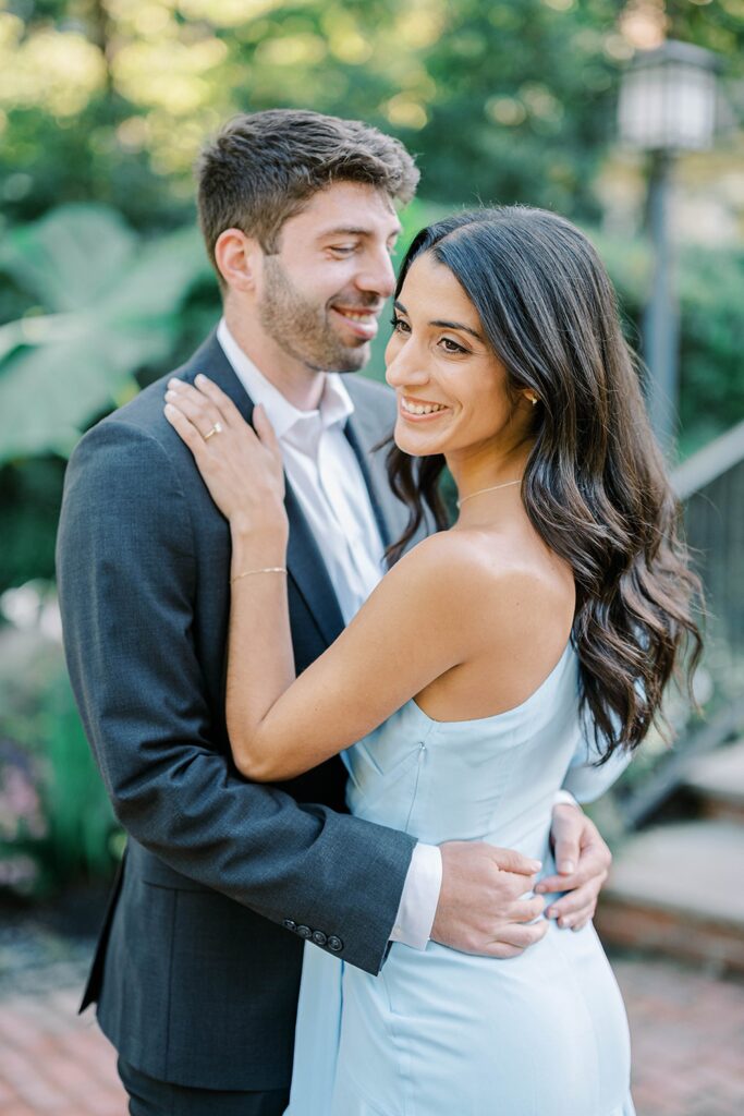 Hamilton NJ engagement session at Sayen House and Gardens