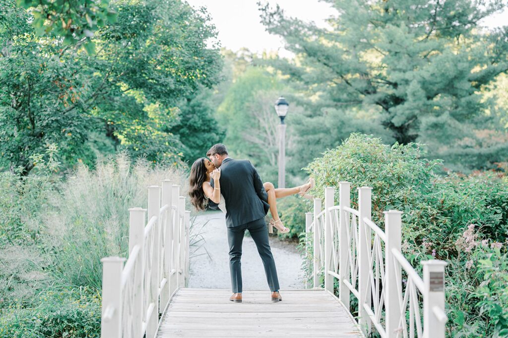 New Jersey couples engagement photos at Sayen House