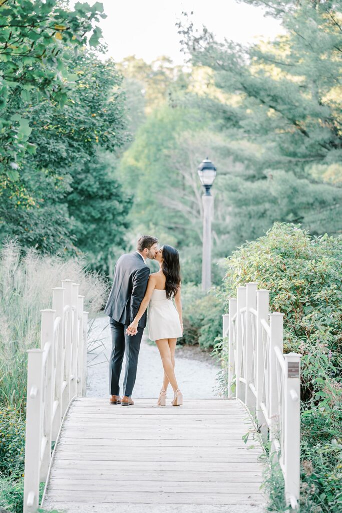 Romantic Sayen House and Gardens engagement photography