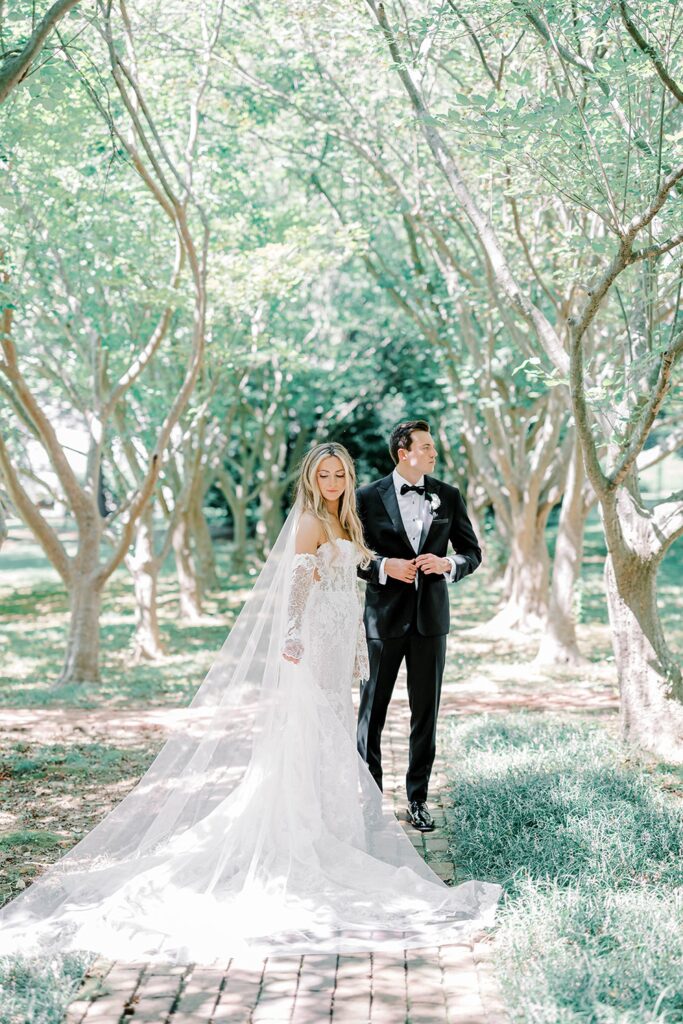 Bride and Groom at Appleford Estate