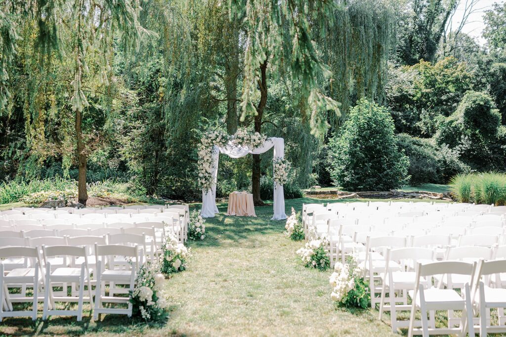 Jewish wedding traditions at Summer Wedding at Appleford Estate