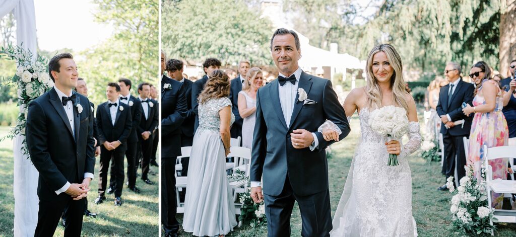 Jewish wedding traditions at Summer Wedding at Appleford Estate