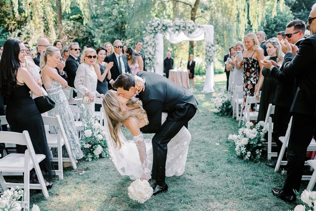 Jewish wedding traditions at Summer Wedding at Appleford Estate