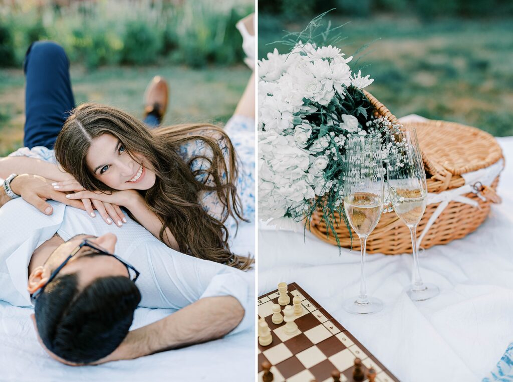 Garden Engagement Photos in New Jersey