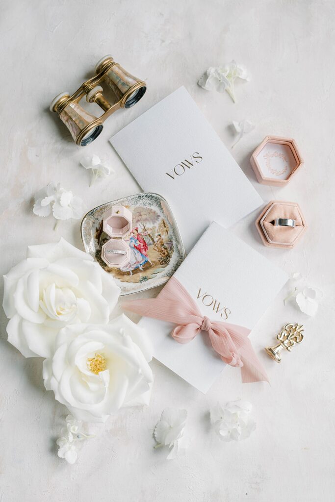 Bride getting ready for Luxury Park Château Wedding in New Jersey