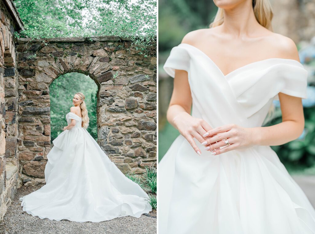 Wedding Portraits in the Gardens at Parque Ridley Creek