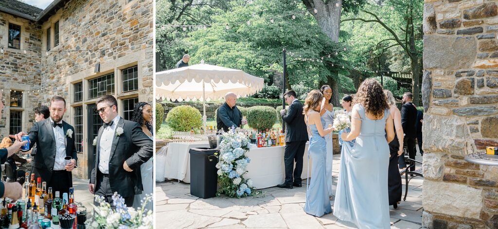 Cocktail Hour on the Terrace at Parque Ridley Creek Estate