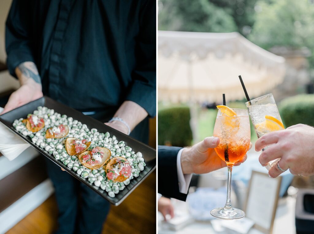 Cocktail Hour on the Terrace at Parque Ridley Creek Estate