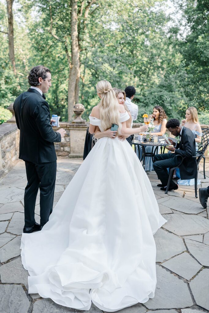 Cocktail Hour on the Terrace at Parque Ridley Creek Estate