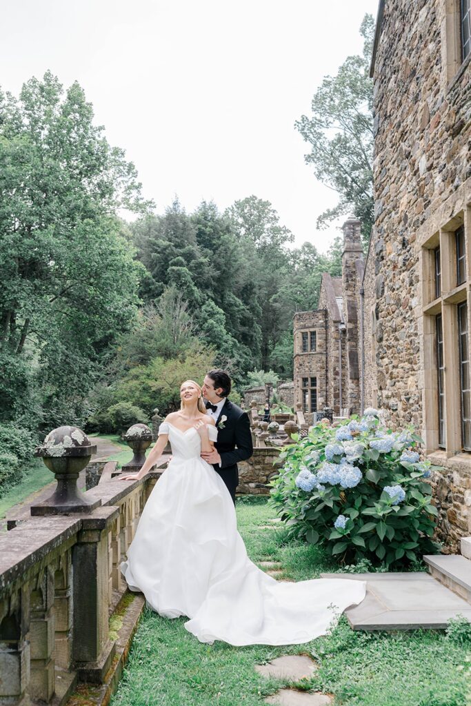 Fine art portraits in vintage blue and cream tones.