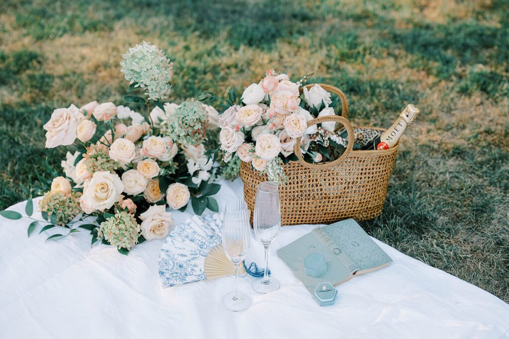 Picnic Engagement at Skylands Manor