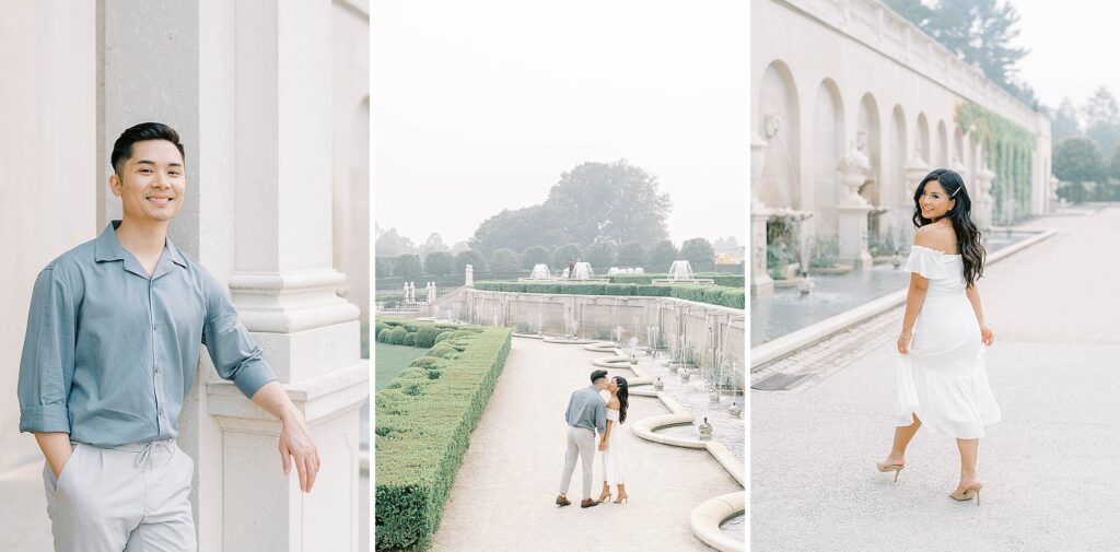 Engagement Photos Longwood Gardens Pennsylvania