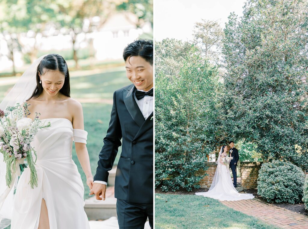 Bride and Groom Portraits at Appleford Estate