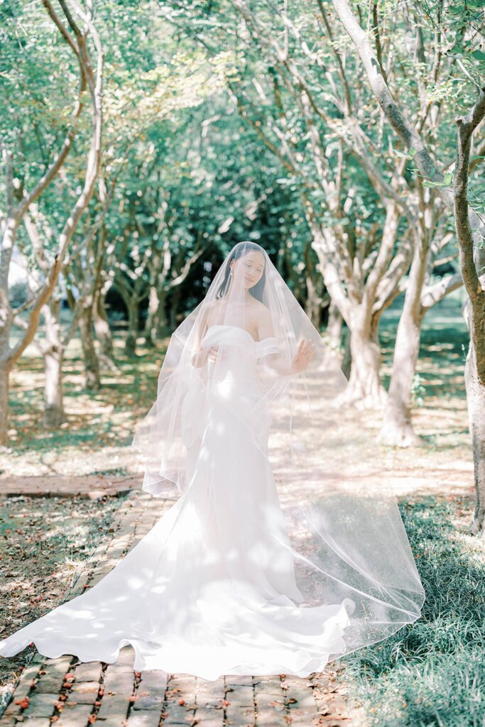 Bride and Groom Portraits at Appleford Estate