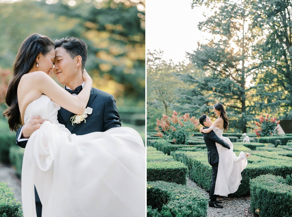 Appleford Estate Sunset Wedding Photos 