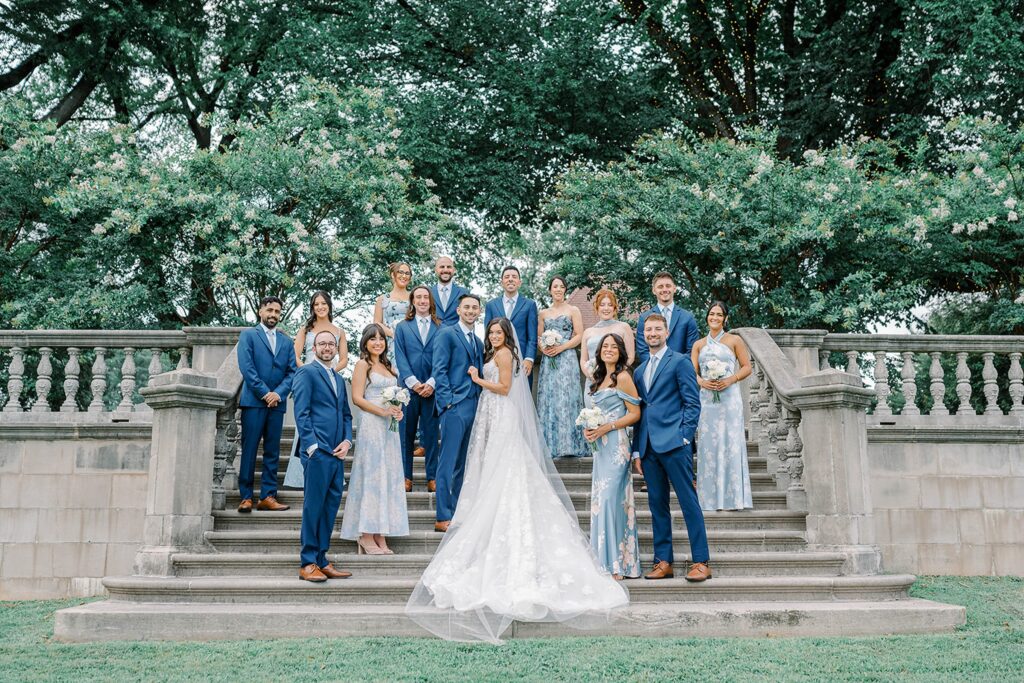 Wedding Party Photos at Curtis Arboretum 