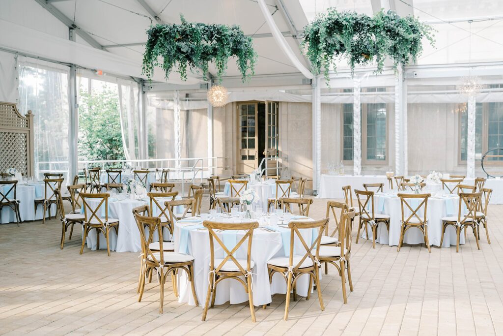 Reception Details at the Curtis arboretum