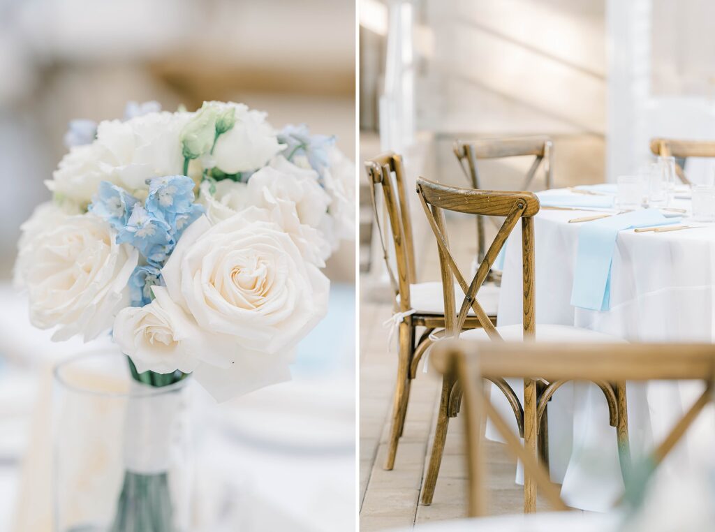 Reception Details at the Curtis arboretum